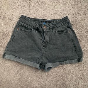 Black Jean Shorts